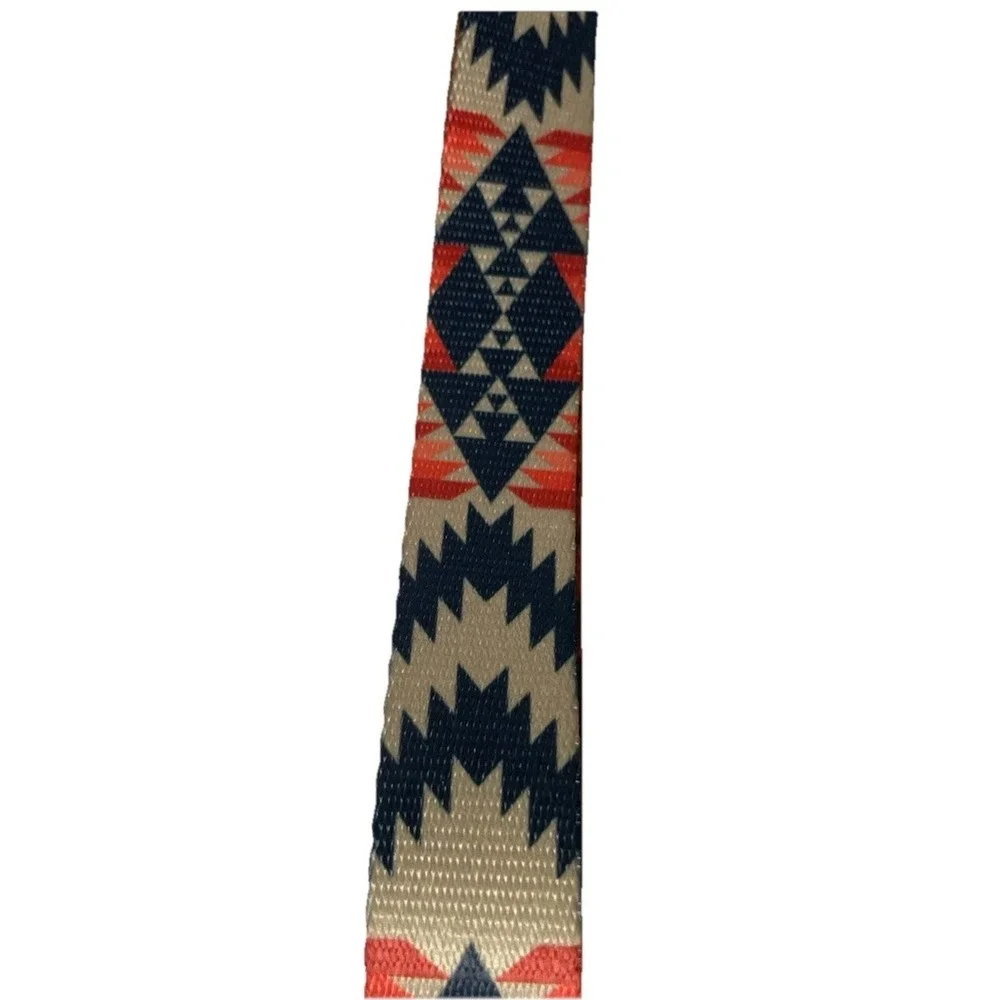 Southwestern Aztec Nylon Dog Leed Leash Medium 4ft LEEDS Dog Supply USA NEW